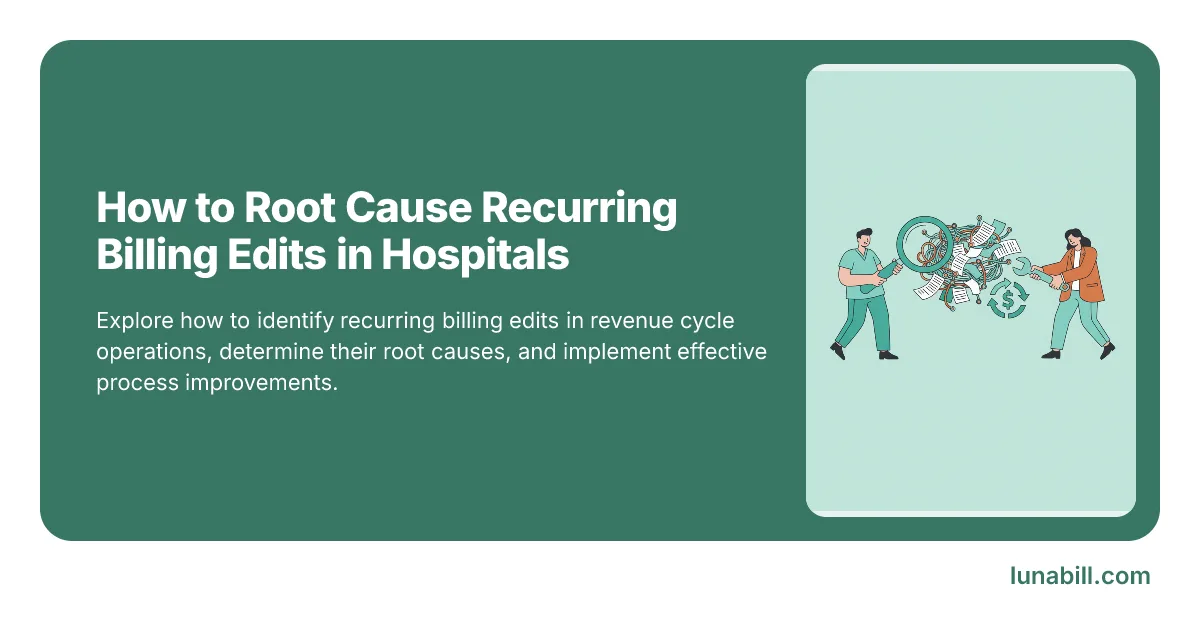How to Root Cause Recurring Billing Edits in Hospitals